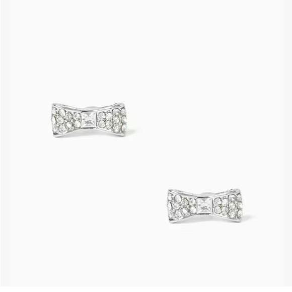 kate spade Jewelry - Kate Spade Ready Set Bow Pave Bow Studs